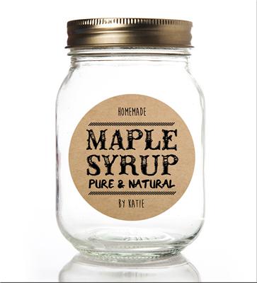 Maple Syrup Canning Labels