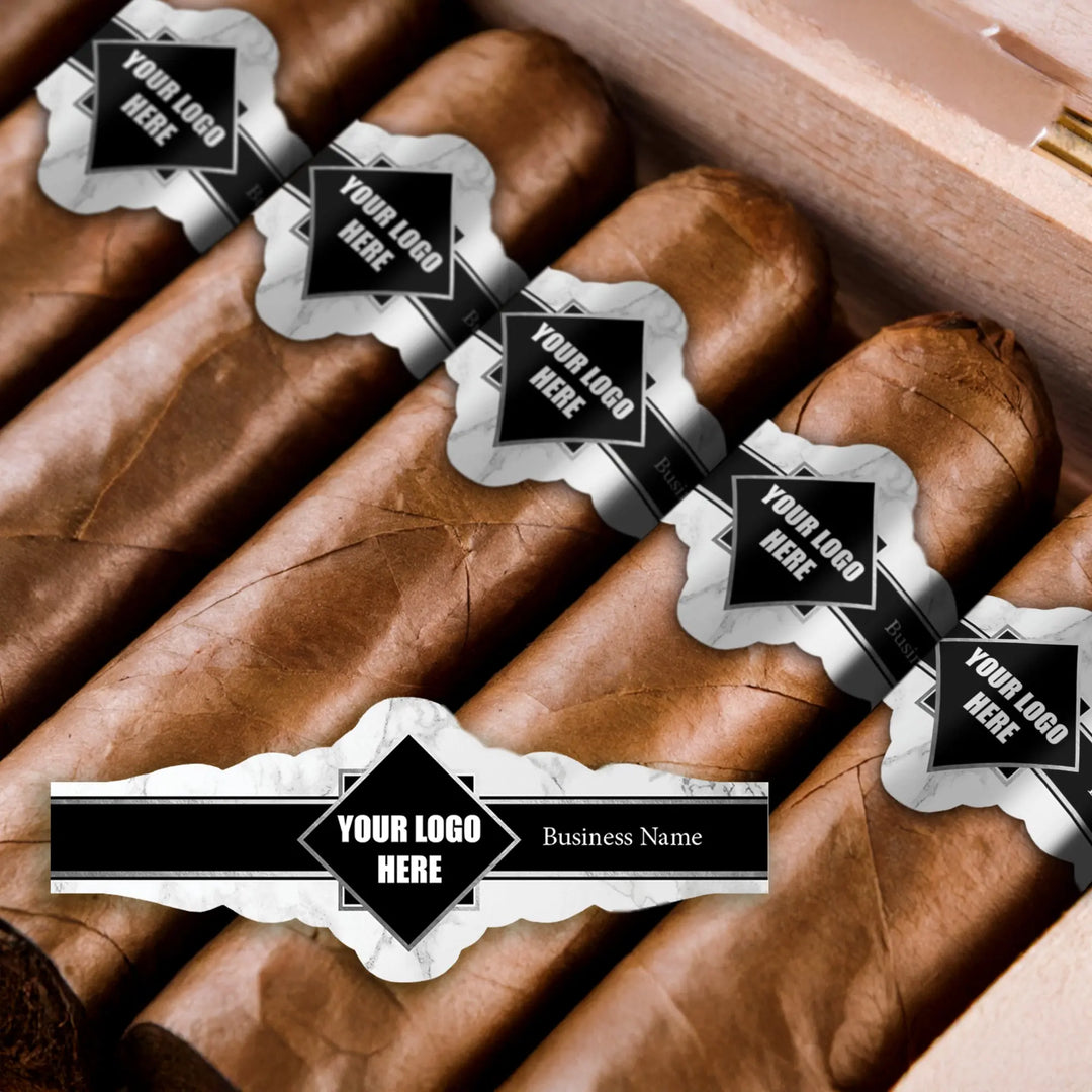 Marble Business Cigar Bands - iCustomLabel