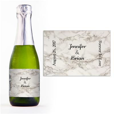 Marble Mini Champagne Split Label