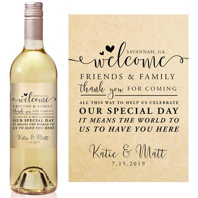 Means The World Wine Label