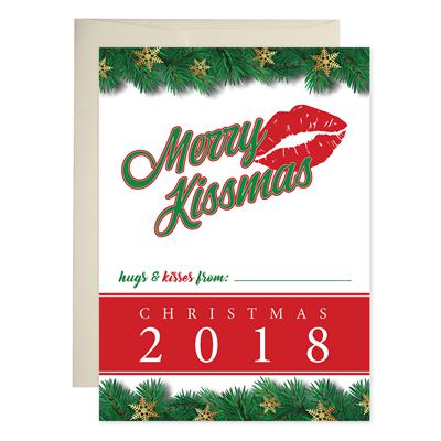 Merry Kissmas Holiday Cards