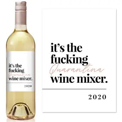 Modern Quarantina Mixer Wine Label