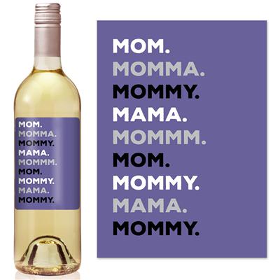 Mom Momma Wine Label