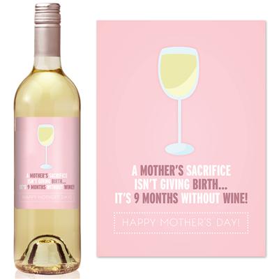 Mom Sacrifice Wine Label