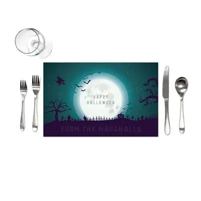 Moonlight Halloween Placemats