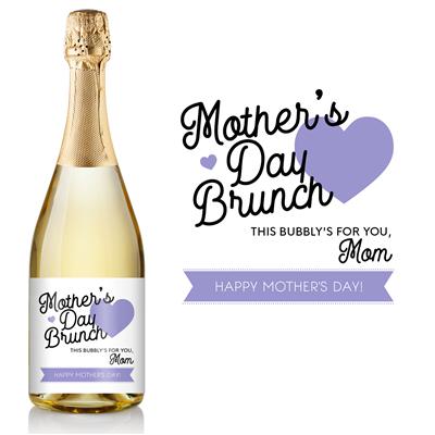 Mother's Day Brunch Champagne Label