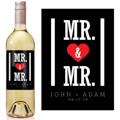 Mr Mr Wine Label