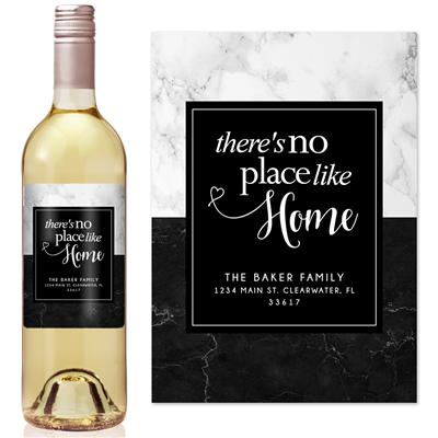 No Place Like Home Wine Label
