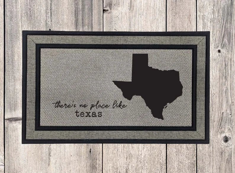 No Place Like Texas Door Mat