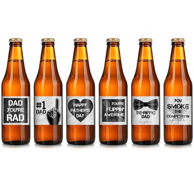 No. 1 Dad Beer Label Set