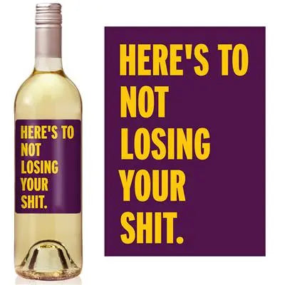 Not Losing Wine Label