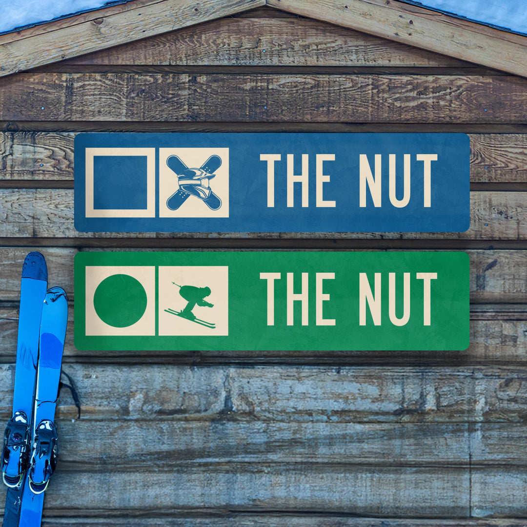 The Nut Ski Trail Metal Sign