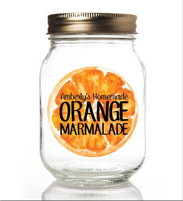 Orange Marmalade Canning Label