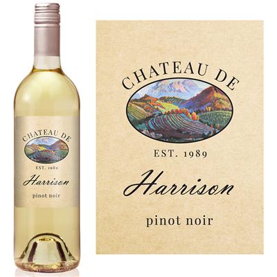 Painted Vineyard Wine Label