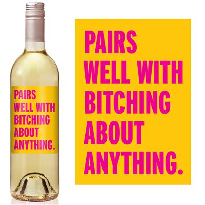 Pairs Well Wine Label