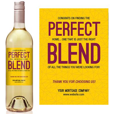 Perfect Blend Title Wine Label