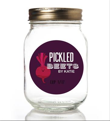 Pickled Beets Canning Labels