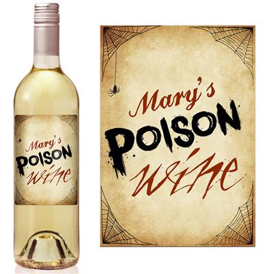 Poison Brew Wine Label