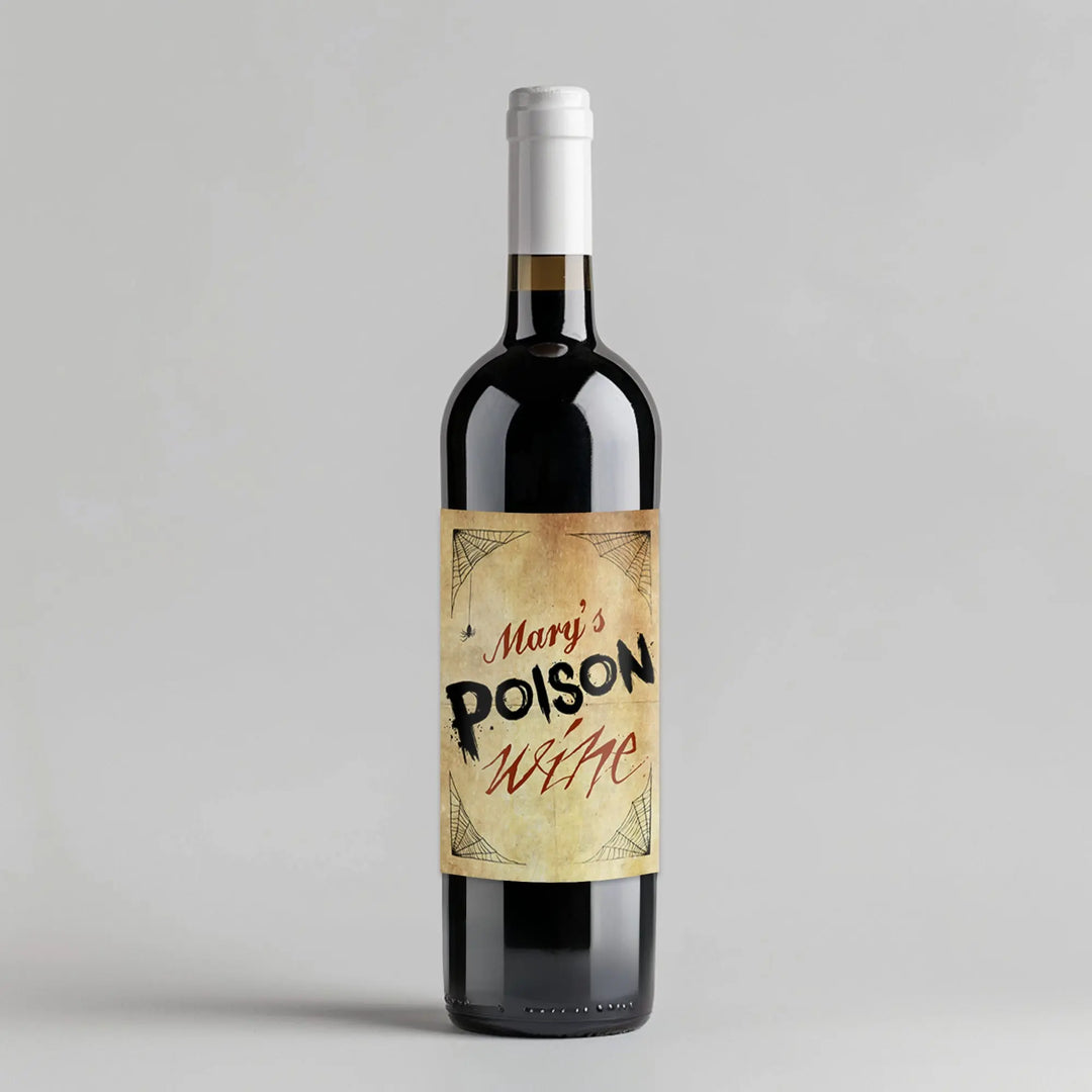 Poison Brew Wine Label iCustomLabel