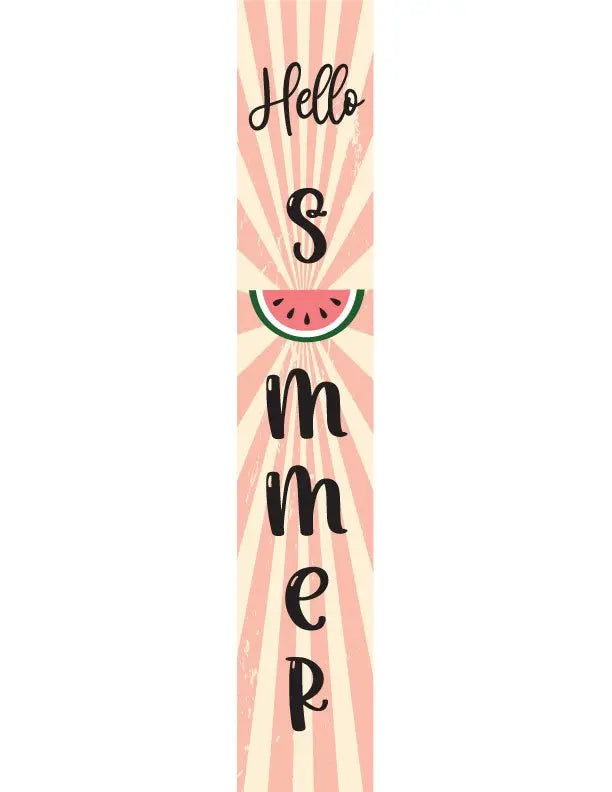 Popsicle Sunshine Leaner Welcome Sign iCustomLabel