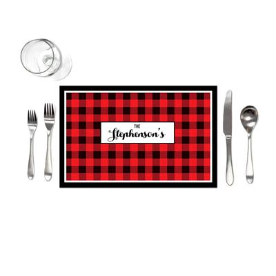 Red Flannel Placemats