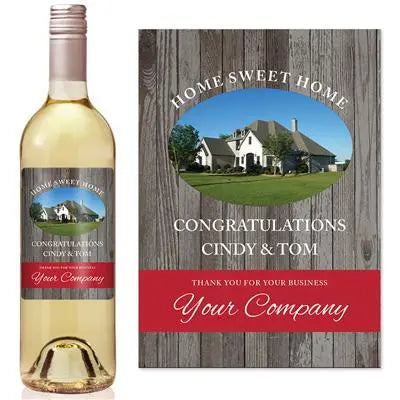 Red Wood Home Broker Wine Label