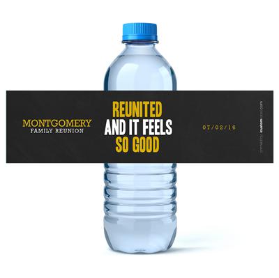 Reunited Water Bottle Labels
