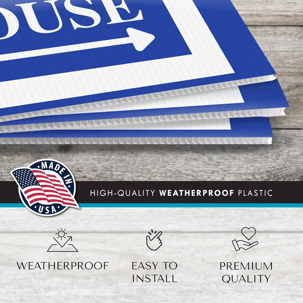 Roofing Company Yard Sign - iCustomLabel