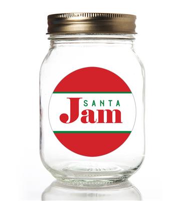Santa Jam Canning Label