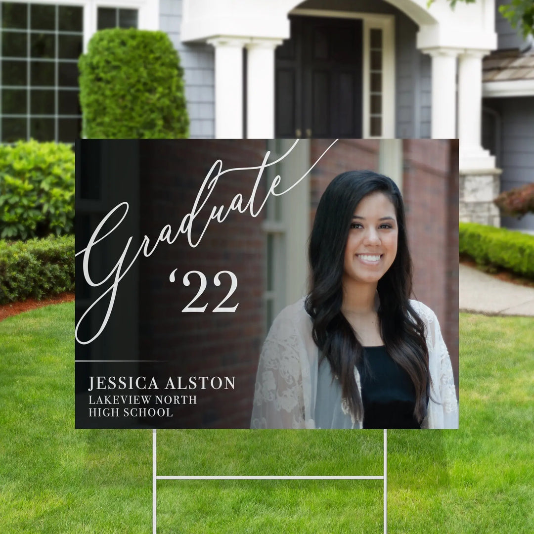 Signature Graduation Yard Sign