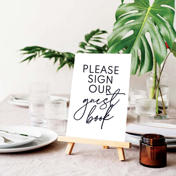 Signature Guestbook Wedding Table Sign