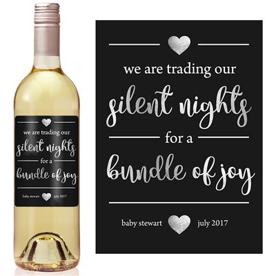 Silent Night Wine Label