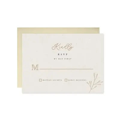 Simplistic Wedding RSVP