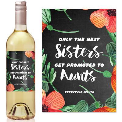 Sisters Promoted Wine Label