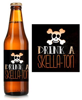 Skellaton Beer Label