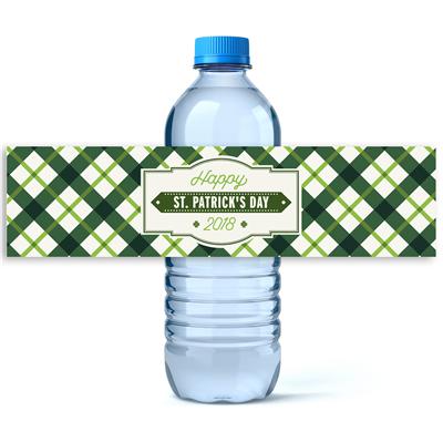 St. Patrick's Year Water Bottle Labels