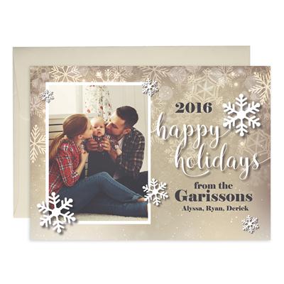 Starry Snowflakes Holiday Cards