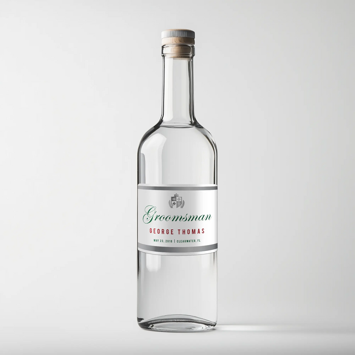 Tanqueray Groomsmen Gin Label iCustomLabel