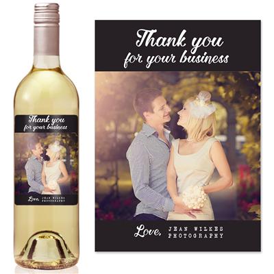 Thanks For Your Business Wine Label