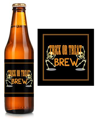 Trick Or Treat Beer Label
