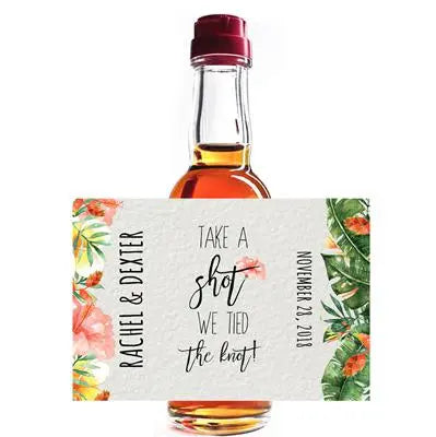 Tropical Mix Mini Liquor Label