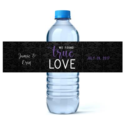 True Love Water Bottle Labels