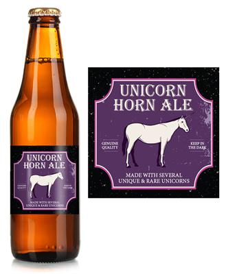 Unicorn Beer Label