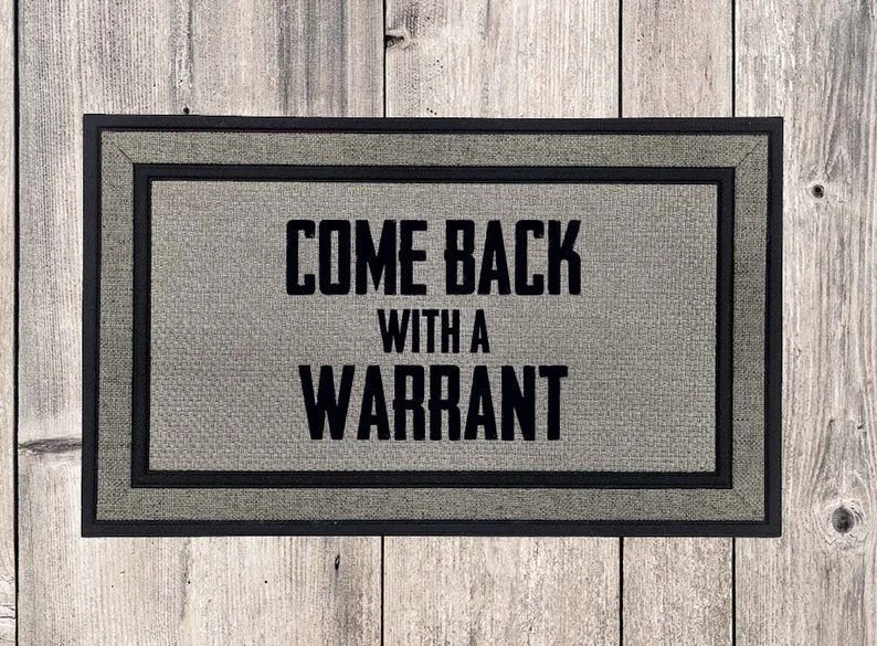 Warrant Welcome Mat