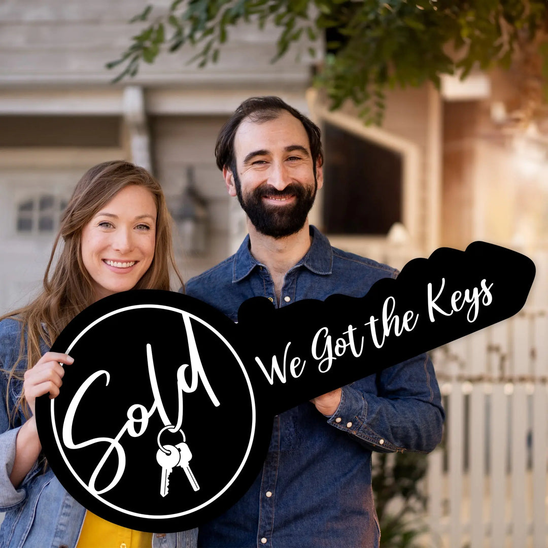 We Got The Keys Realtor Key Sign iCustomLabel