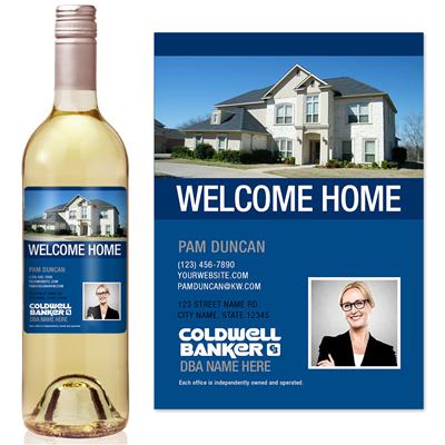 Welcome Photo Coldwell Banker Wine Label