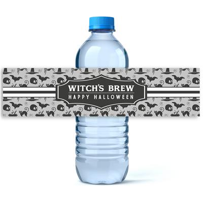 Witch's Brew Water Bottle Labels