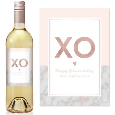 XO Galentines Day Wine Label