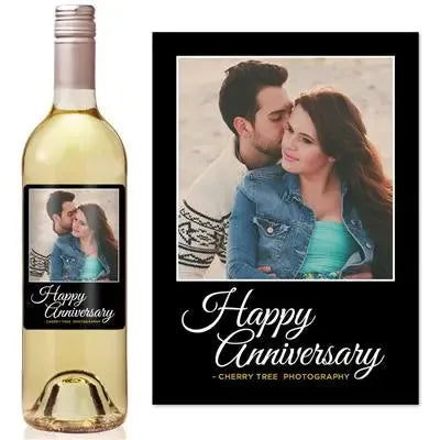 Anniversary Thanks Wine Label - iCustomLabel