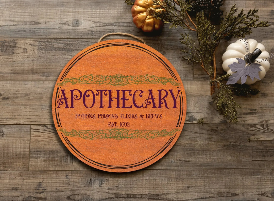 Apothecary Halloween Door Decorations - iCustomLabel